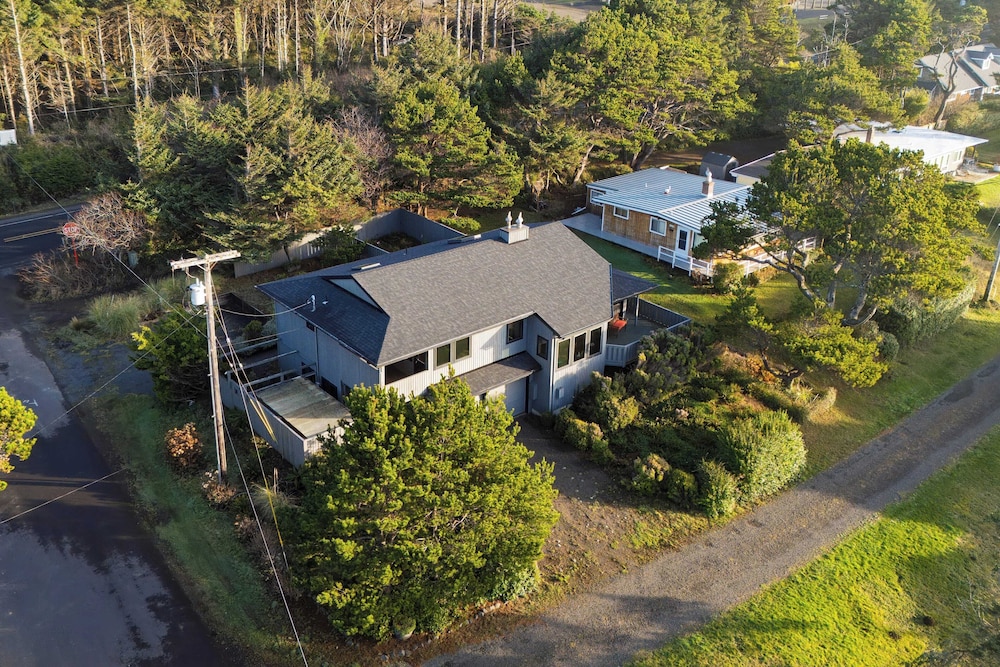 Half Block to Beach w/ Oceanview, Patio + Balcony The Shore Pine by Avantstay