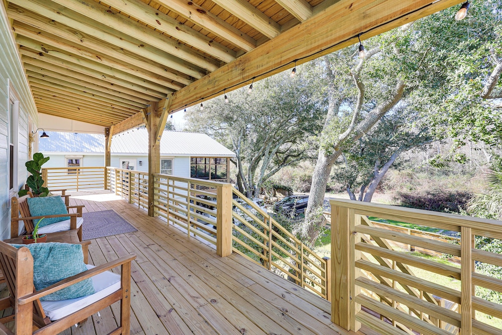 3 Blocks to Beach Access: Coastal Carolina Apt