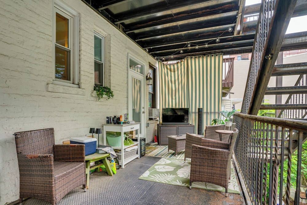 Walk to Washington St: Hoboken Apt w/ Balcony!