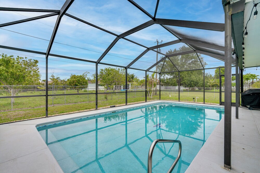 5 Mi to Shore: Gem w/ Pool & Yard in Cape Coral!