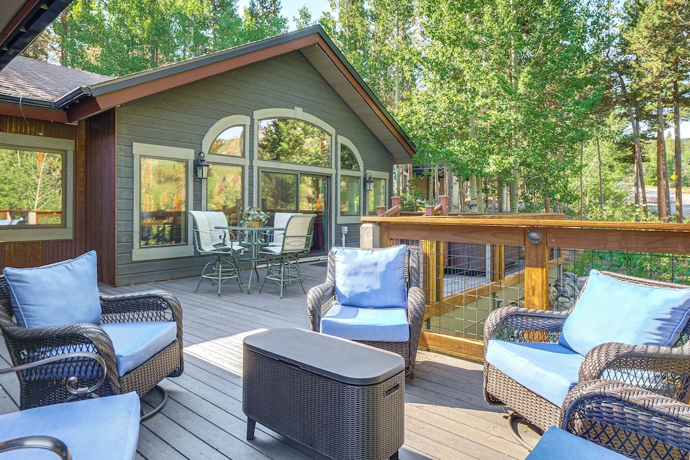 Steps to Ski Shuttle: Breckenridge Home w/ Hot Tub