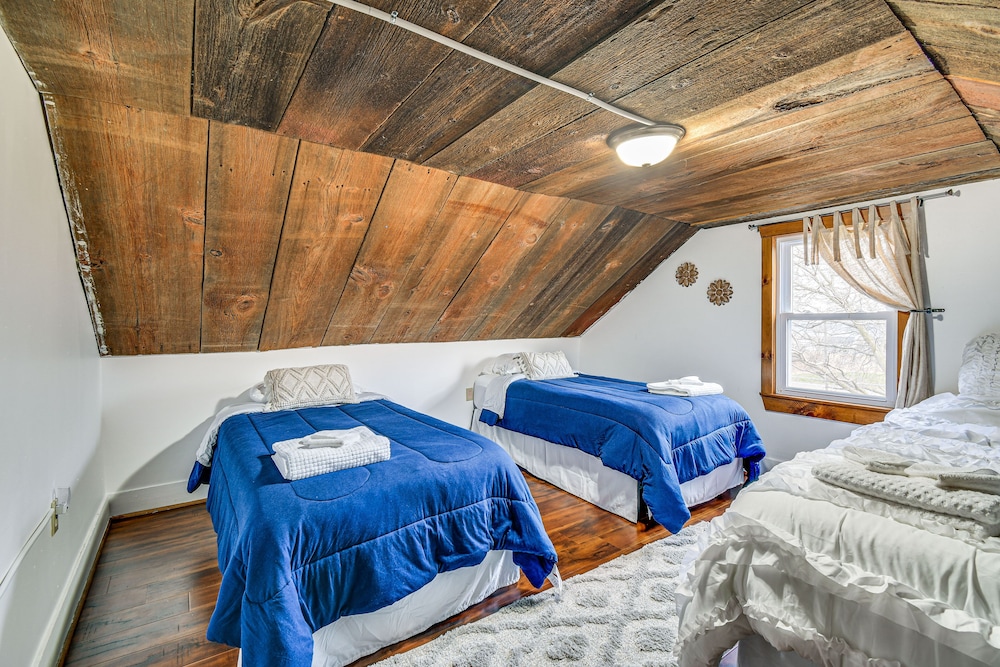 Cozy New York Farmhouse w/ Porch, Grill & Fire Pit view 4