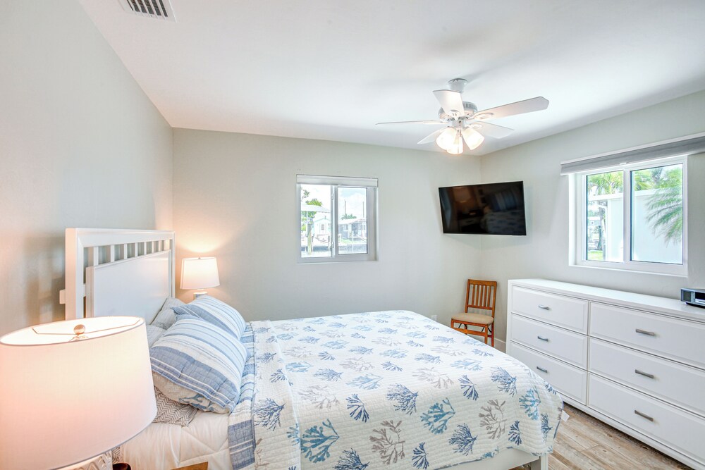 Steps to Canal: St James City Home w/ Dock