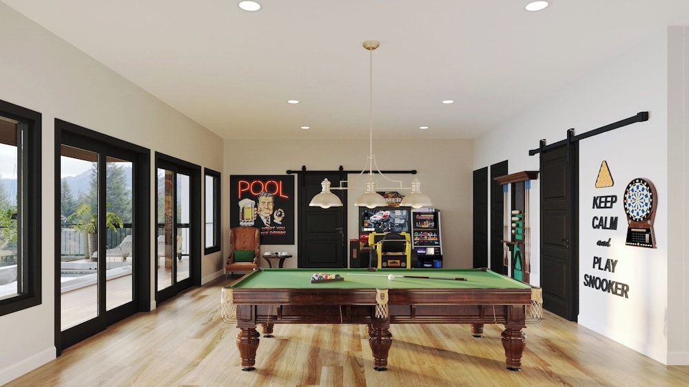 Modern Smoky Mountain Retreat w/ Hot Tub, Game Room & Movie Theater Copper Ridge by Avantstay