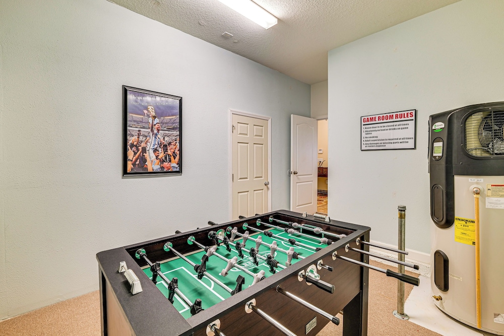 Private Game Room + Pool: Resort Home Near Orlando