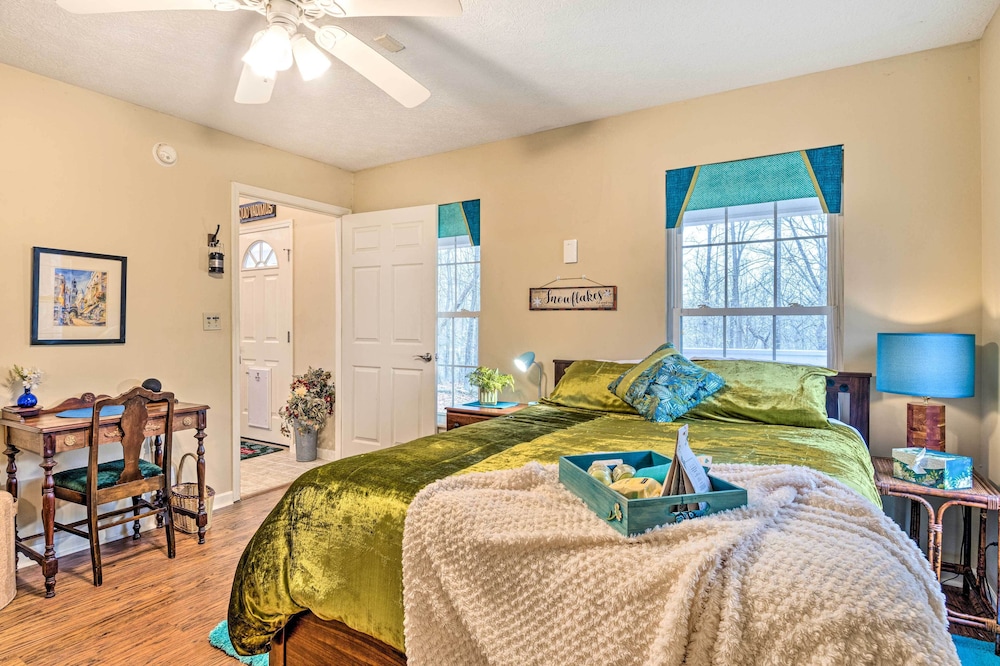 Bloomington Vacations - Serene Bloomington Home: Deck  Forest Views - Property Image 4