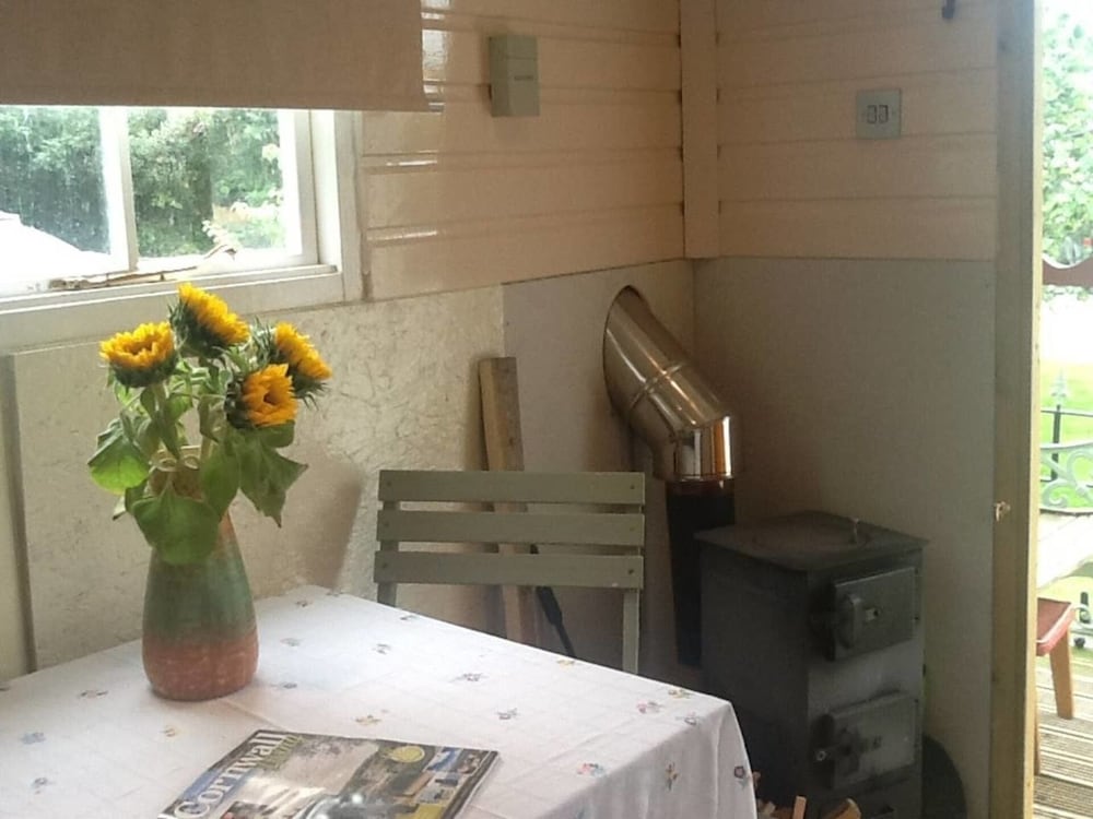 Cosy Shepherds Hut nr Kynance Cove view 2