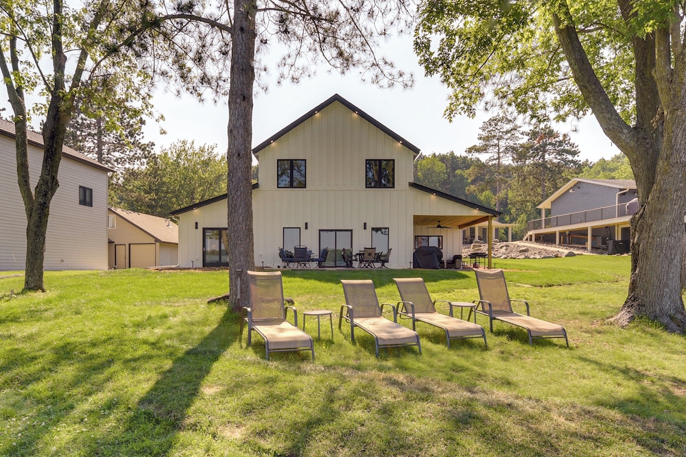 Lake Wapogasset Home w/ Dock: 7 Mi to Amery