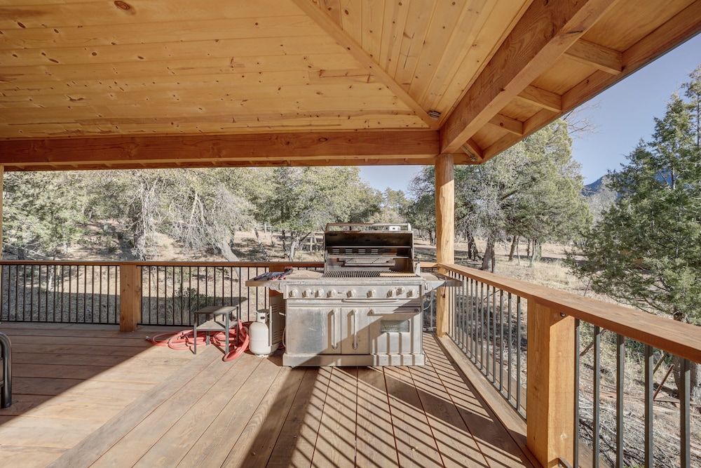 Airy Pine Cabin w/ Wraparound Deck Near Trails! - Property Image 8