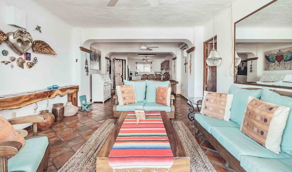 Beach Front Building 2Br Condo-balcony-beach-pool