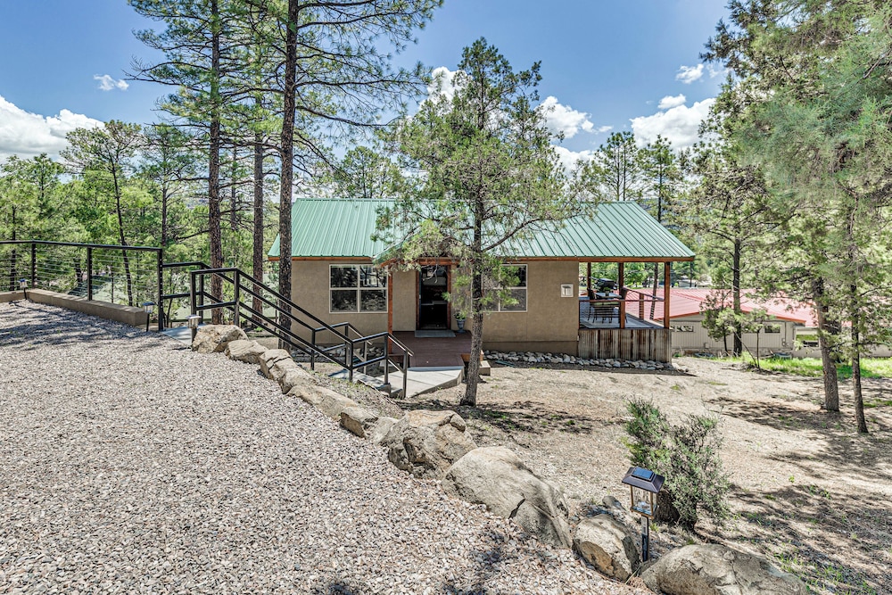 Walkable Location & Scenic Views: Ruidoso Cabin!