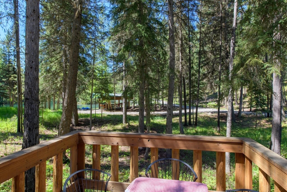 Fishing Cabin in the Woods