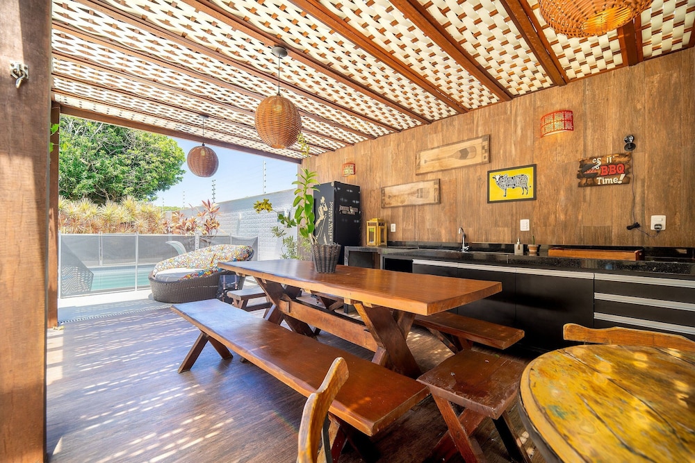 Bz85 Casa com Piscina 200m da praia