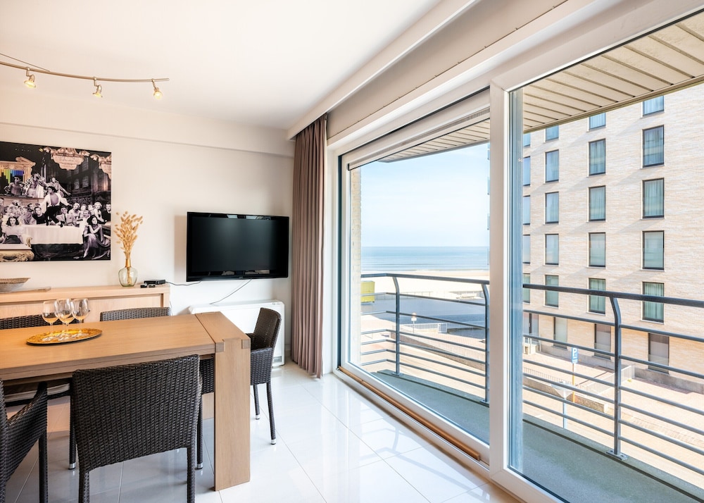 Apartment by Belgian Coast With Sea Views