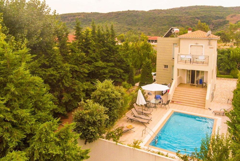 Villa Semeli Large Private Pool Walk to Beach Sea Views A C Wifi Car Not Required Eco-friendl - 1879 view 2