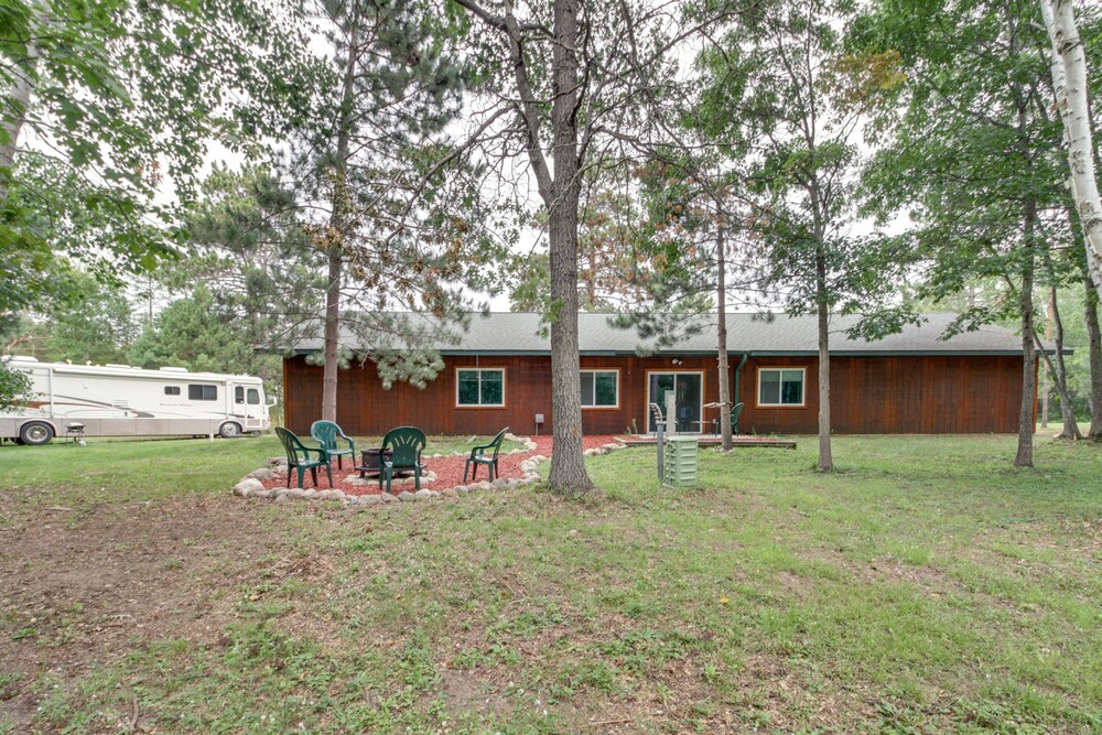 Pequot Lakes Vacation Rental w/ Patio & Fire Pit view 4