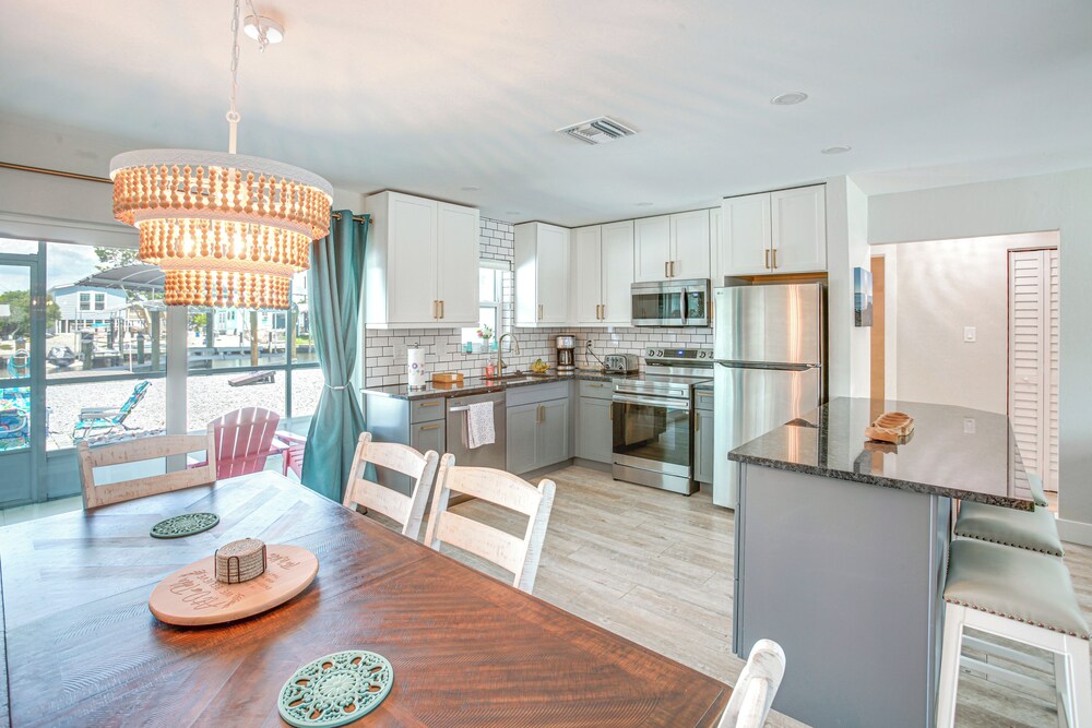 Steps to Canal: St James City Home w/ Dock