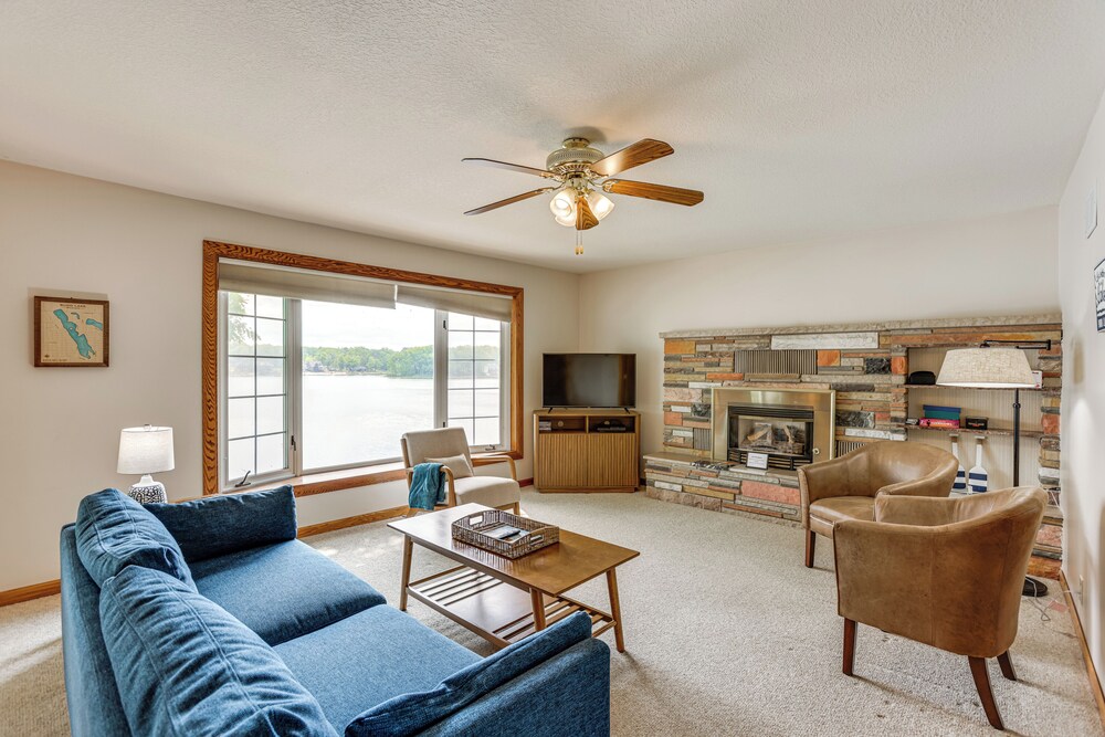 Dock + Views: Scenic Lakefront Escape in Harrison