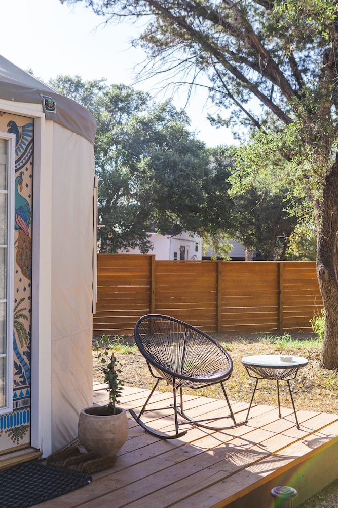 The Peacock Yurt at Camposanto ATX Glamping on Lake Travis - Property Image 32