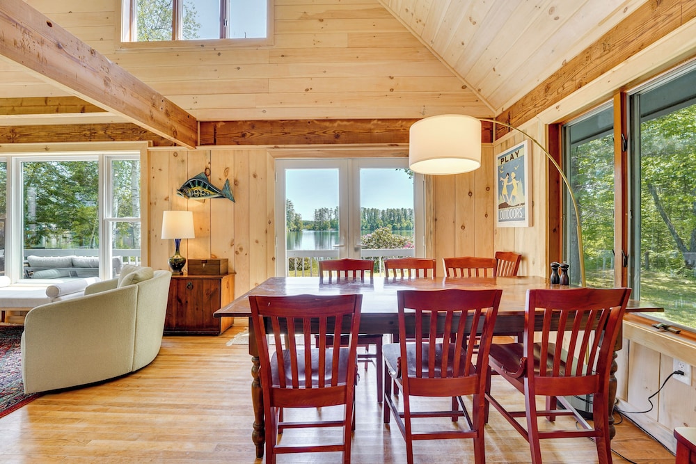Annabessacook Lake Retreat w/ Deck: Pets Welcome!