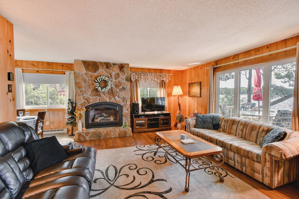 Lakefront Retreat w/ Pedal Boat & Dock in Kalkaska