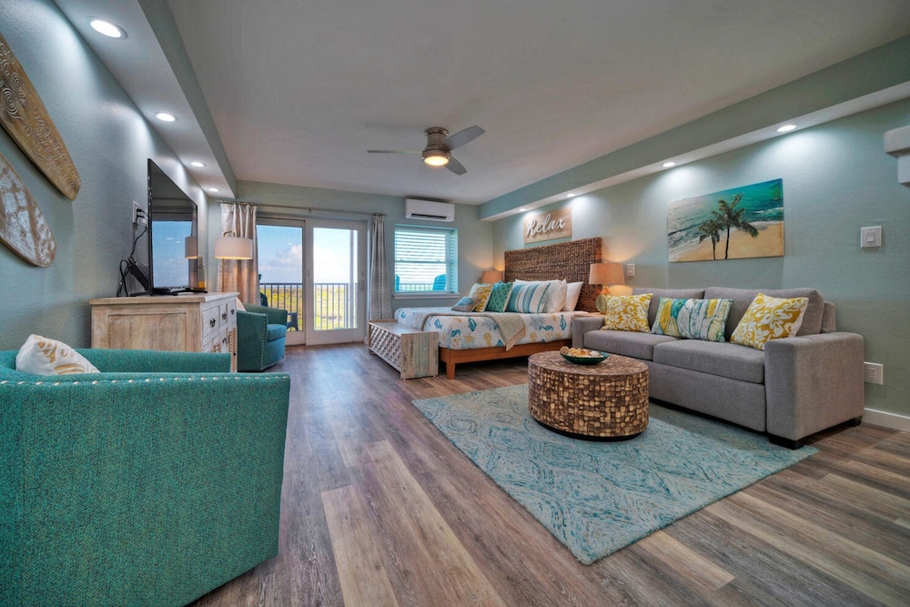2 Beachfront Condos w Pool Sleeps 8 Beach Happy Summer Love by Avantstay