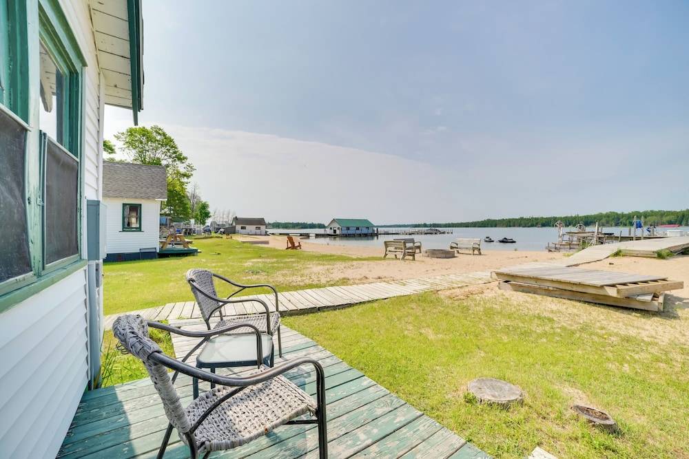 Beach & Dock Access: Upper Peninsula Cabin Retreat