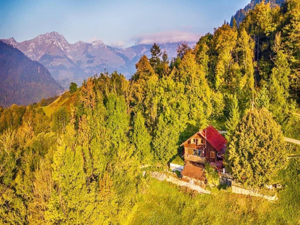 Chalet in Rossiniere Near Glacier & Lake