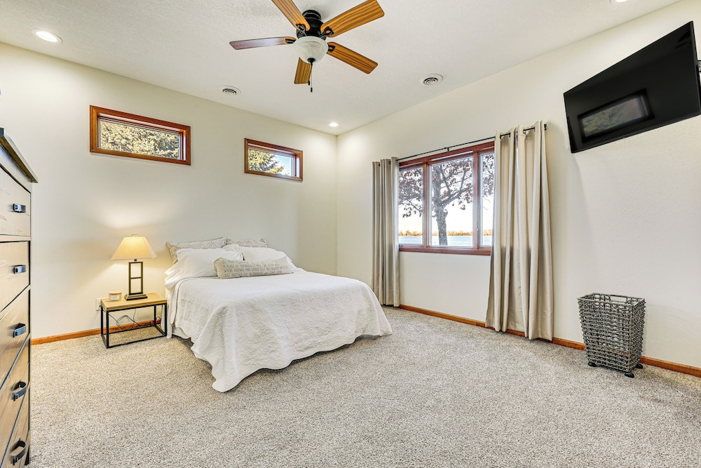 Waterfront Home w/ Boat Dock & Deck in Storm Lake!