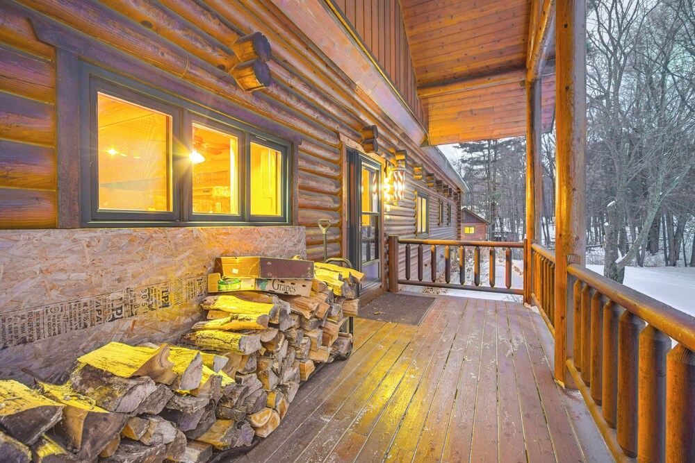 Lakefront Cabin w/ Sauna & Dock in Webster!