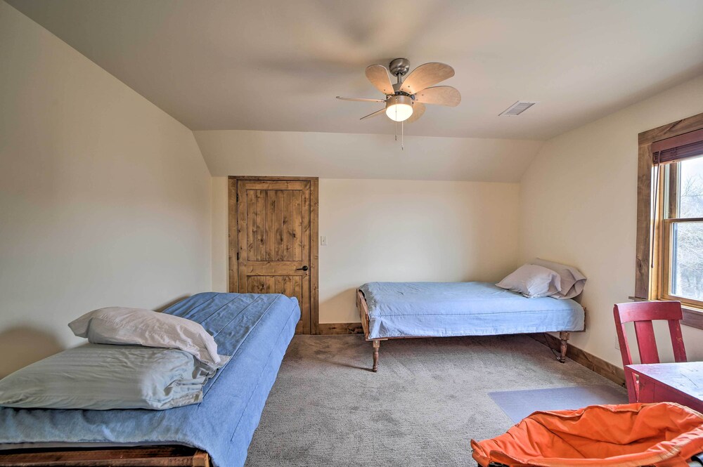 Lakefront Cedar Vale Lodge w/ Private Boat Dock! view 4