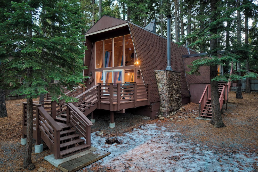 Lundy Bearden Serene Tahoe Retreat With Deck, Fireplace, and Forest Views
