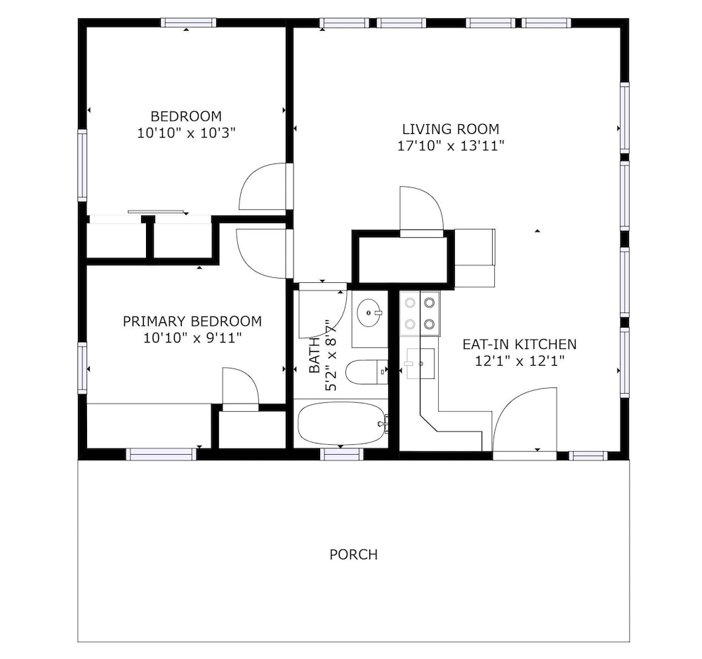 Painted Pony Cabin 2 Bedroom Home by NW Comfy Cabins by RedAwning view 5
