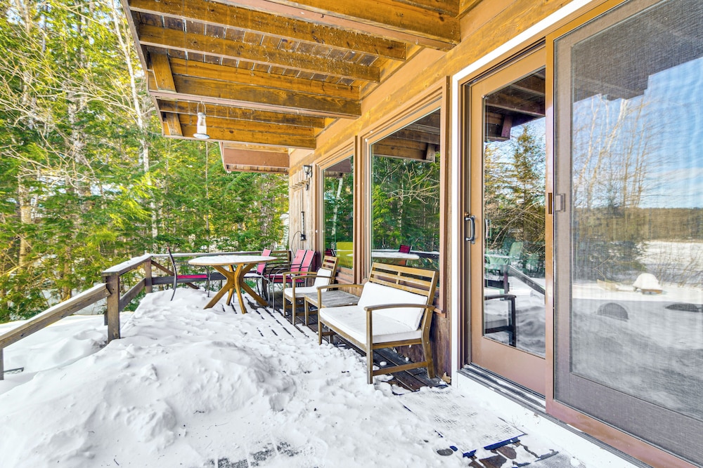 Million-dollar View: Waterfront Cabin in Bridgton!