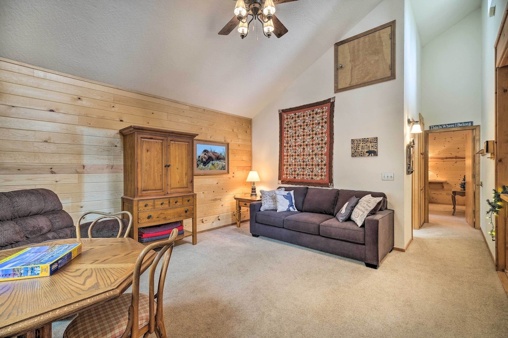 Game Room & Deck: Pet-friendly Camp Connell Cabin