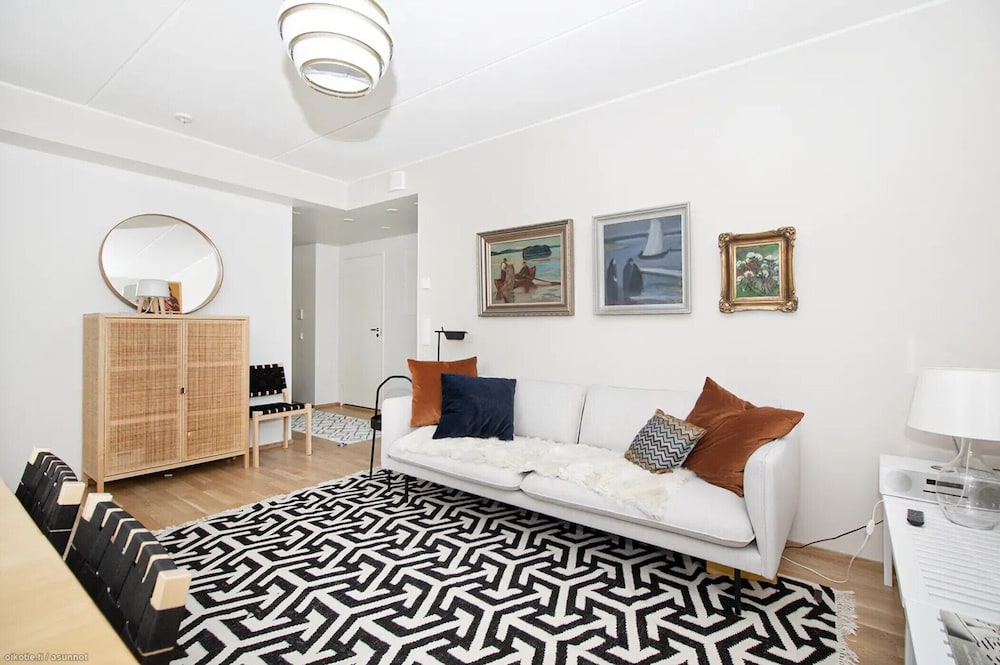 Stylish Nordic 2BR Apartment with Sauna