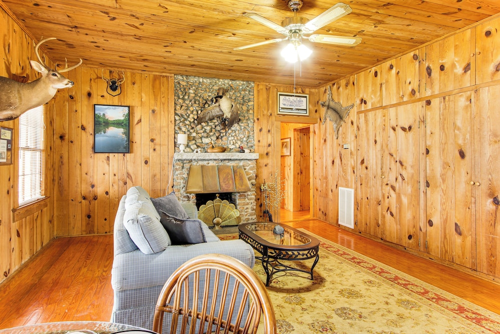 Private Dock + Porch: Serene Lake Greenwood Escape