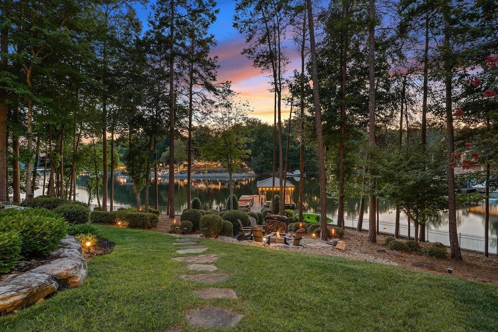 Livin' Large Lake Norman Estate w/ Pool, Dock, Game Room & Scenic Views