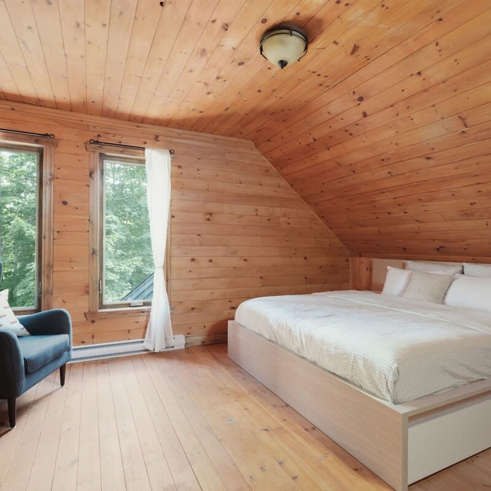 Chalet Bonheur -spa in Nominingue