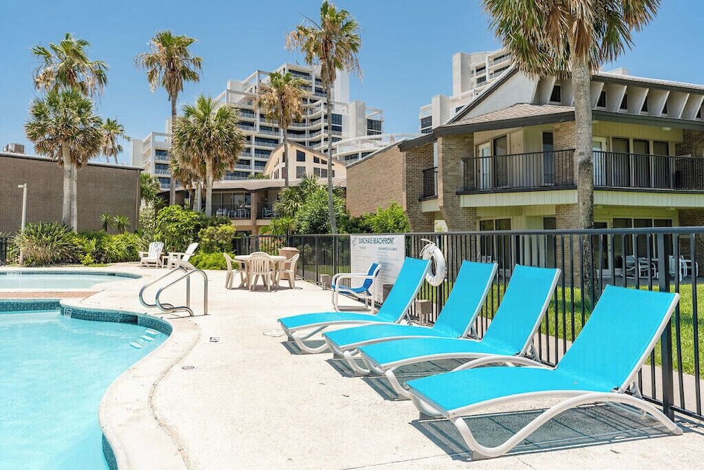 Private Garden Patio by Pool at Resort