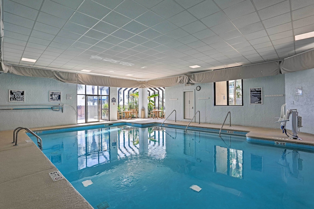 Walk to Myrtle Beach: Condo w/ Views & Pool Access