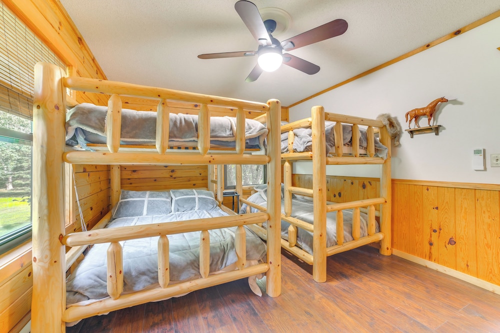 Michigan Cabin w/ On-site Fishing Pond & Deck view 5