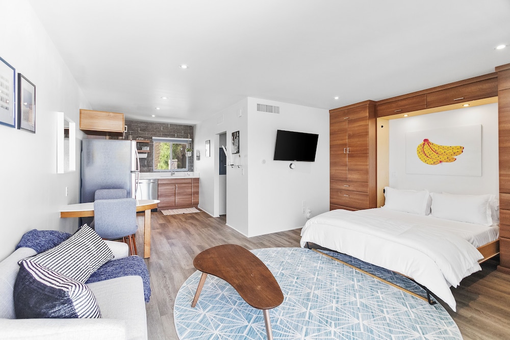 Modern Designer Studio with Pool view 3