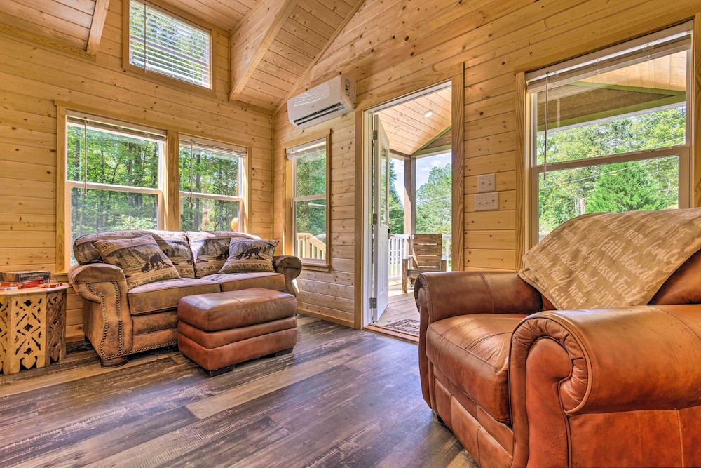 Quaint Mtn Cabin: Tiny Living Near Big Adventure view 3