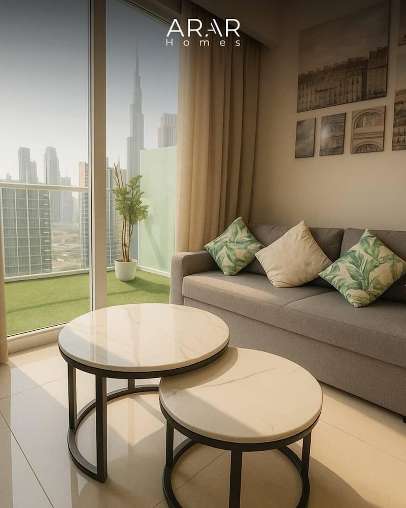 1BHK in Business Bay.Burj View.Balcony