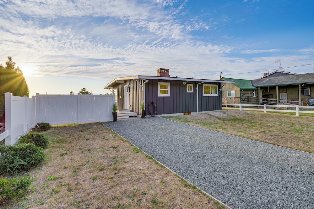 Beach Access, Deck: Waterfront Whidbey Island Home