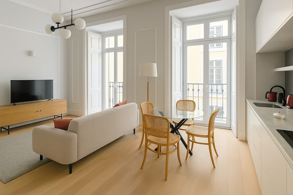 2bed flat with Balcony in Central Lisbon