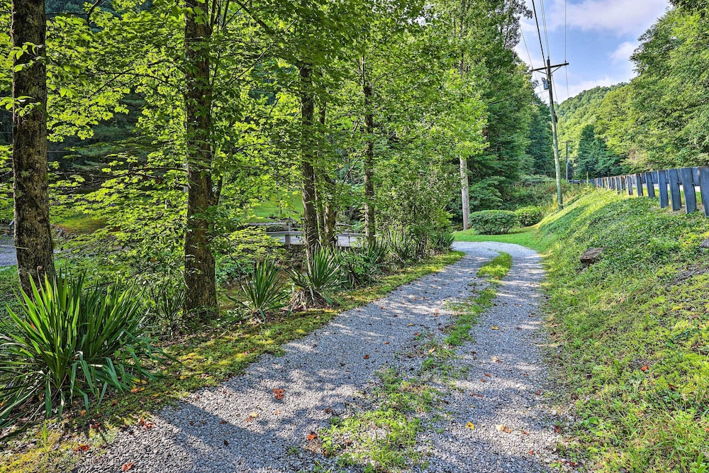 Walk to Trails: Creekside Roan Mountain Cabin
