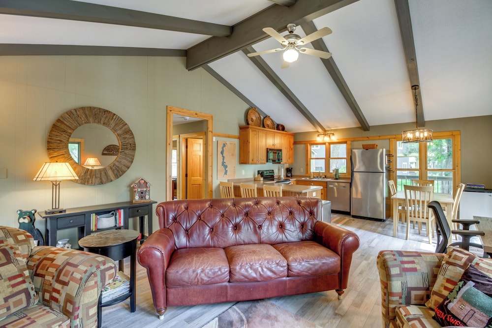 2 Mi to Marina: Family Home on Sibley Lake!