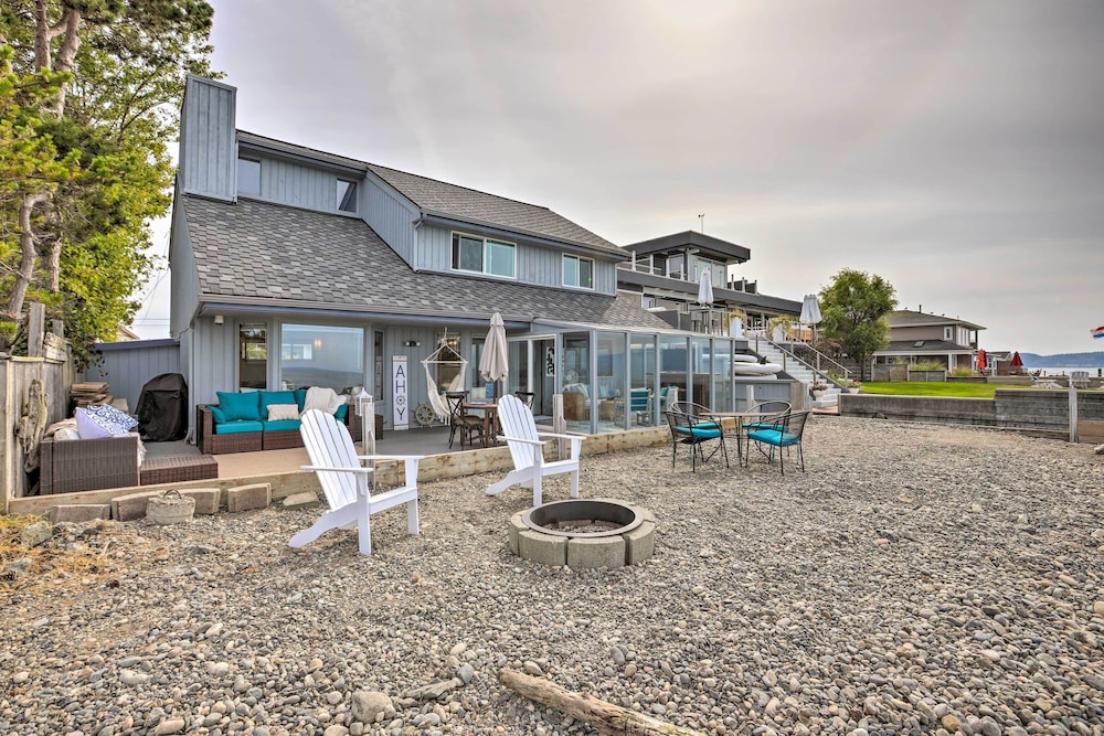Oceanfront Ferndale Oasis w/ Fire Pit, Grill! view 4